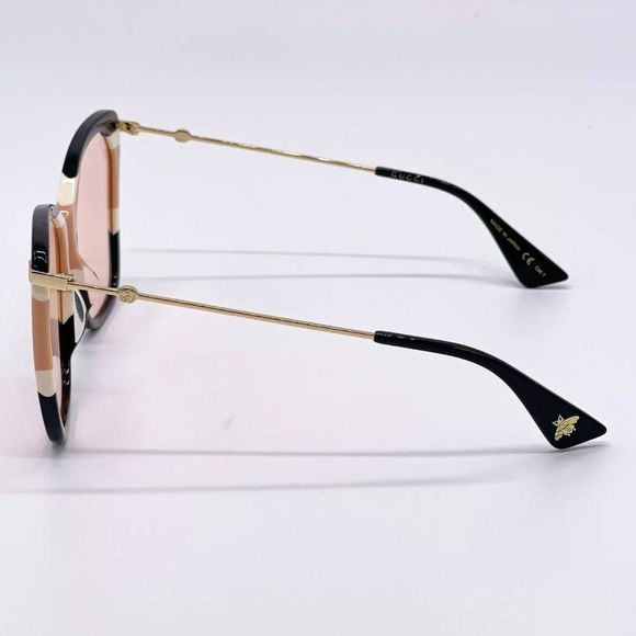 Sale! New Gucci Women\'s 56mm Black and Beige Sunglasses! main image 4